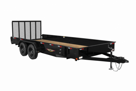 New 2026 H&H Trailers 82x16 Solid Side 7K Utility Trailer