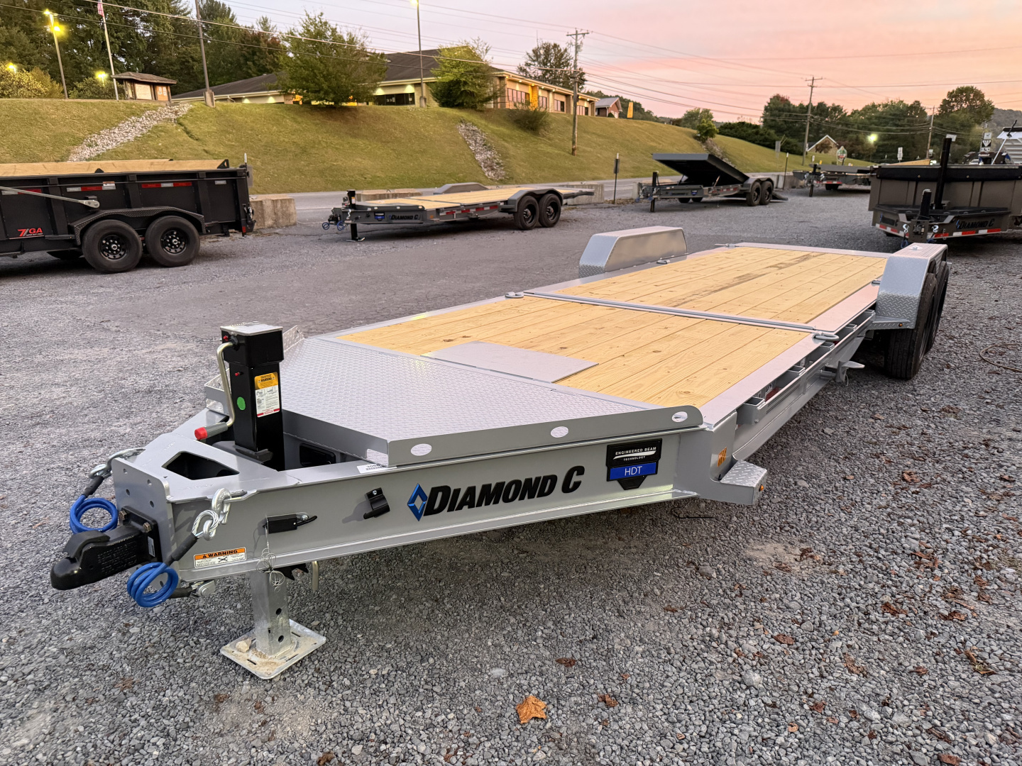 New 2026 Diamond C HDT208 Tilt Trailer 22’ 15K 2 SPEED TORSION AXLES