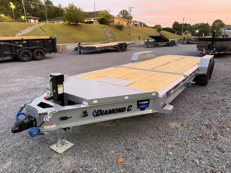 New 2026 Diamond C HDT208 Tilt Trailer 22’ 15K 2 SPEED TORSION AXLES