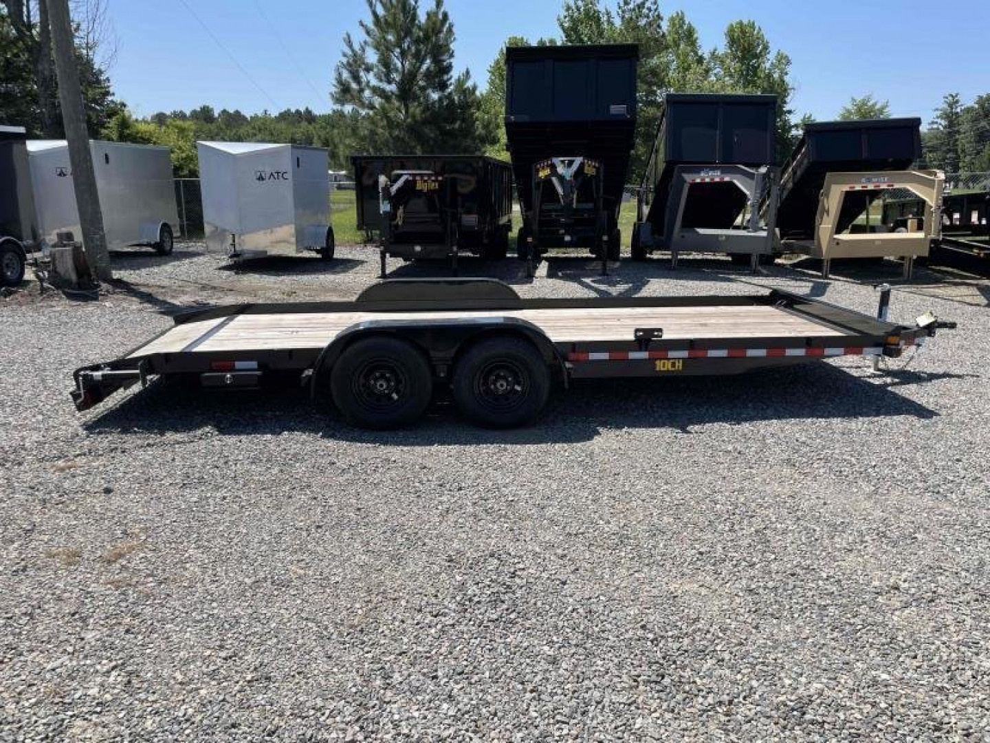 New 2026 Big Tex Trailers 20' 10CH 10K Trailer w/ Slide In Ramps Equipment Trailer