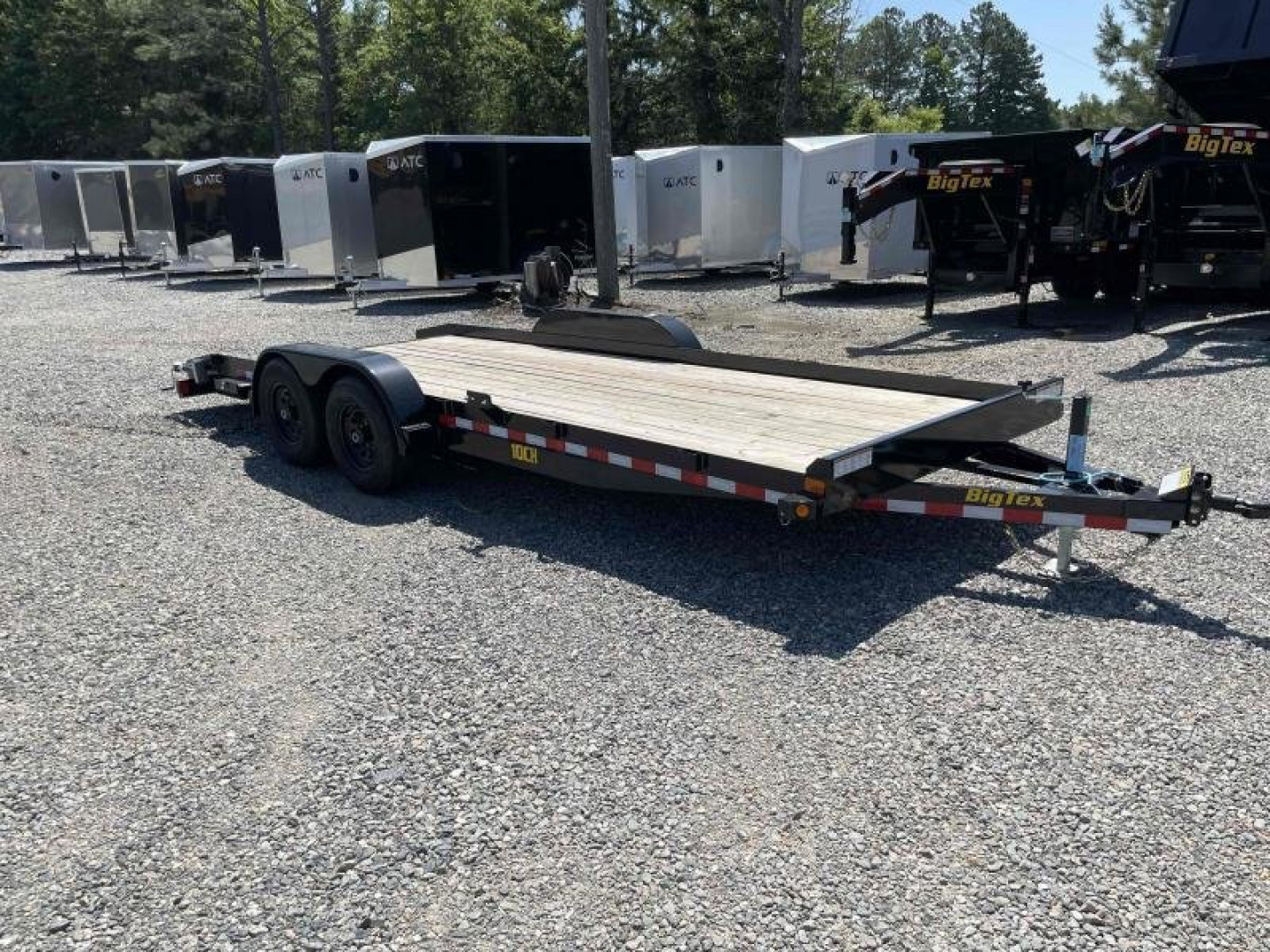 New 2026 Big Tex Trailers 20' 10CH 10K Trailer w/ Slide In Ramps Equipment Trailer