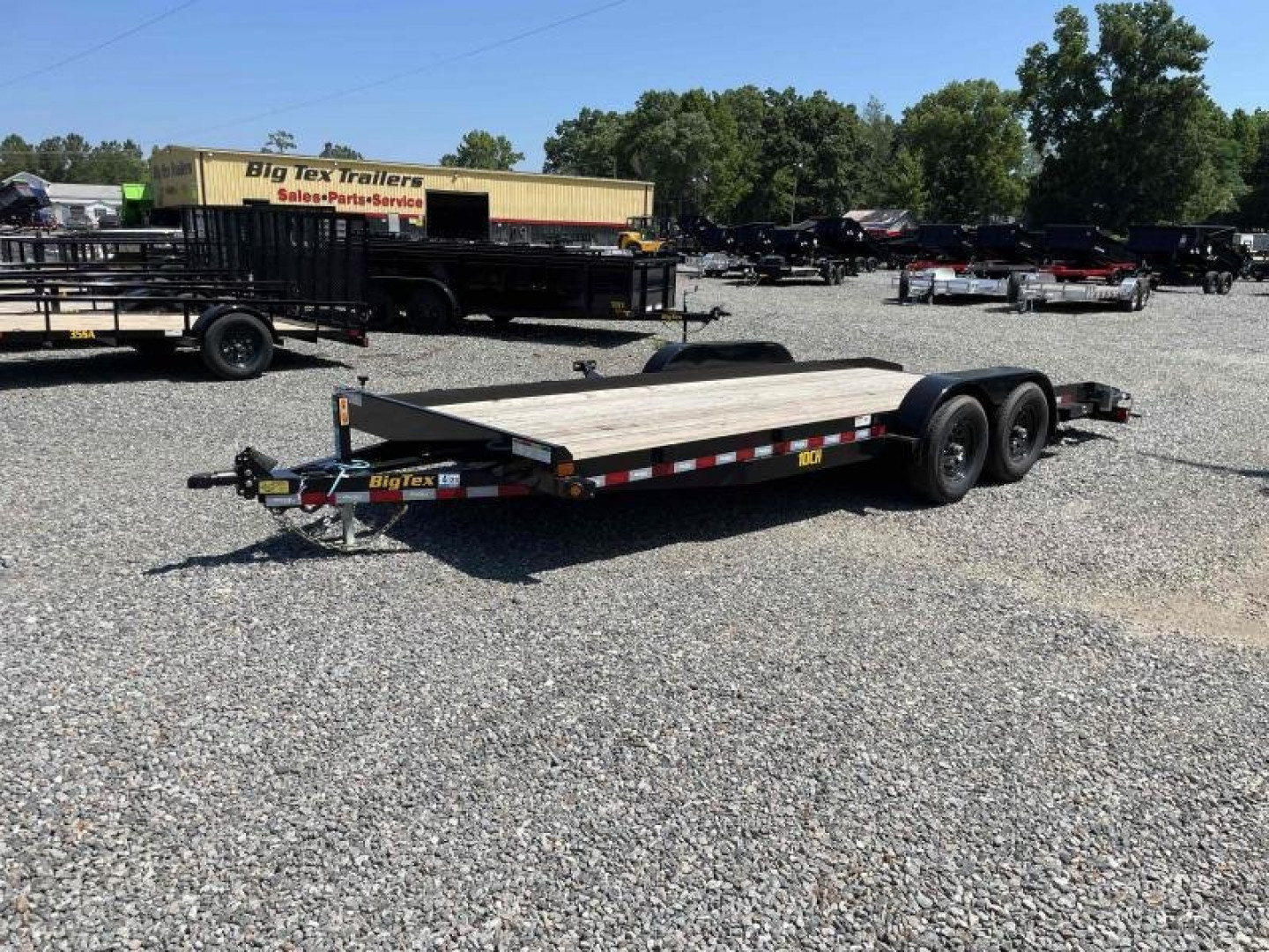 New 2026 Big Tex Trailers 20' 10CH 10K Trailer w/ Slide In Ramps Equipment Trailer