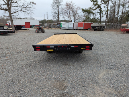 New 2026 Big Tex Trailers 20' 14OE 14K Flat Bed Trailer w/ Slide In Ramps Deckover Trailer