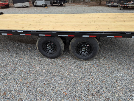 New 2026 Big Tex Trailers 20' 14OE 14K Flat Bed Trailer w/ Slide In Ramps Deckover Trailer