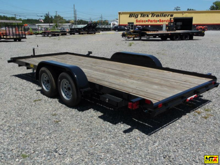 New 2026 Big Tex 18' 60EC Car Trailer w/ Slide in Ramps