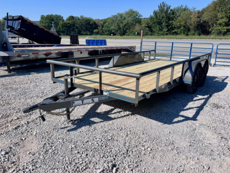 New 2026 Bellwether MFG 16' Light Pipe Utility Trailer