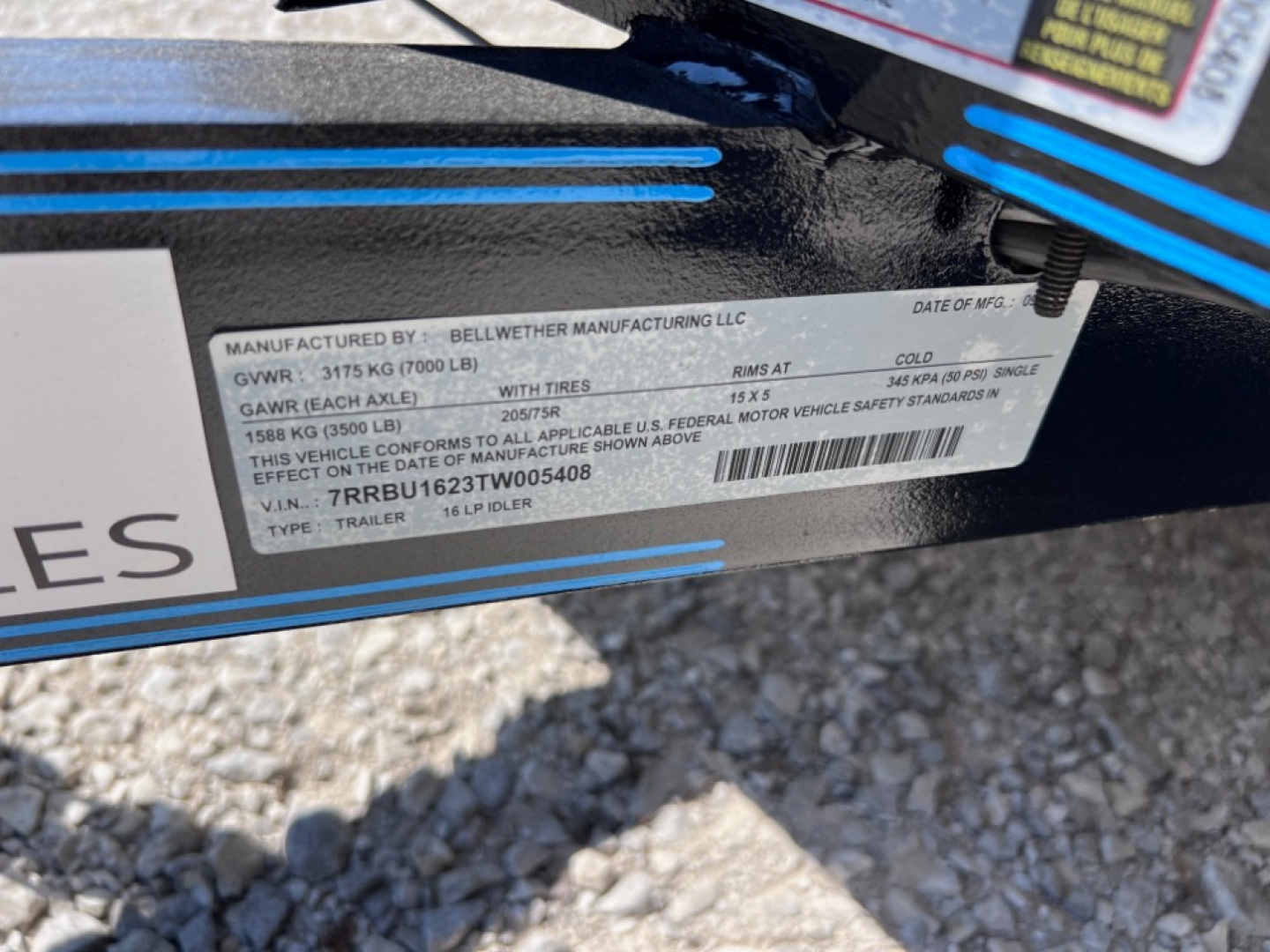 New 2026 Bellwether MFG 16' Light Pipe Utility Trailer