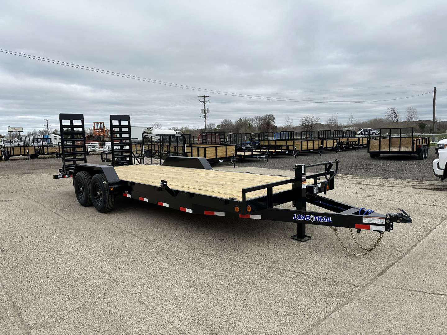 New 2025 Load Trail 83x22 Tandem Axle w/HD Ramps 14k Equipment Trailer