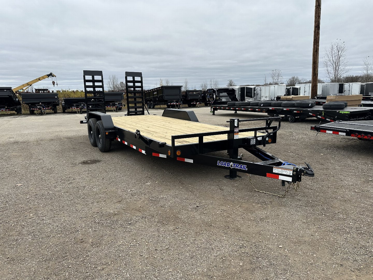 New 2025 Load Trail 83X20 14k w/HD Ramps Equipment Trailer