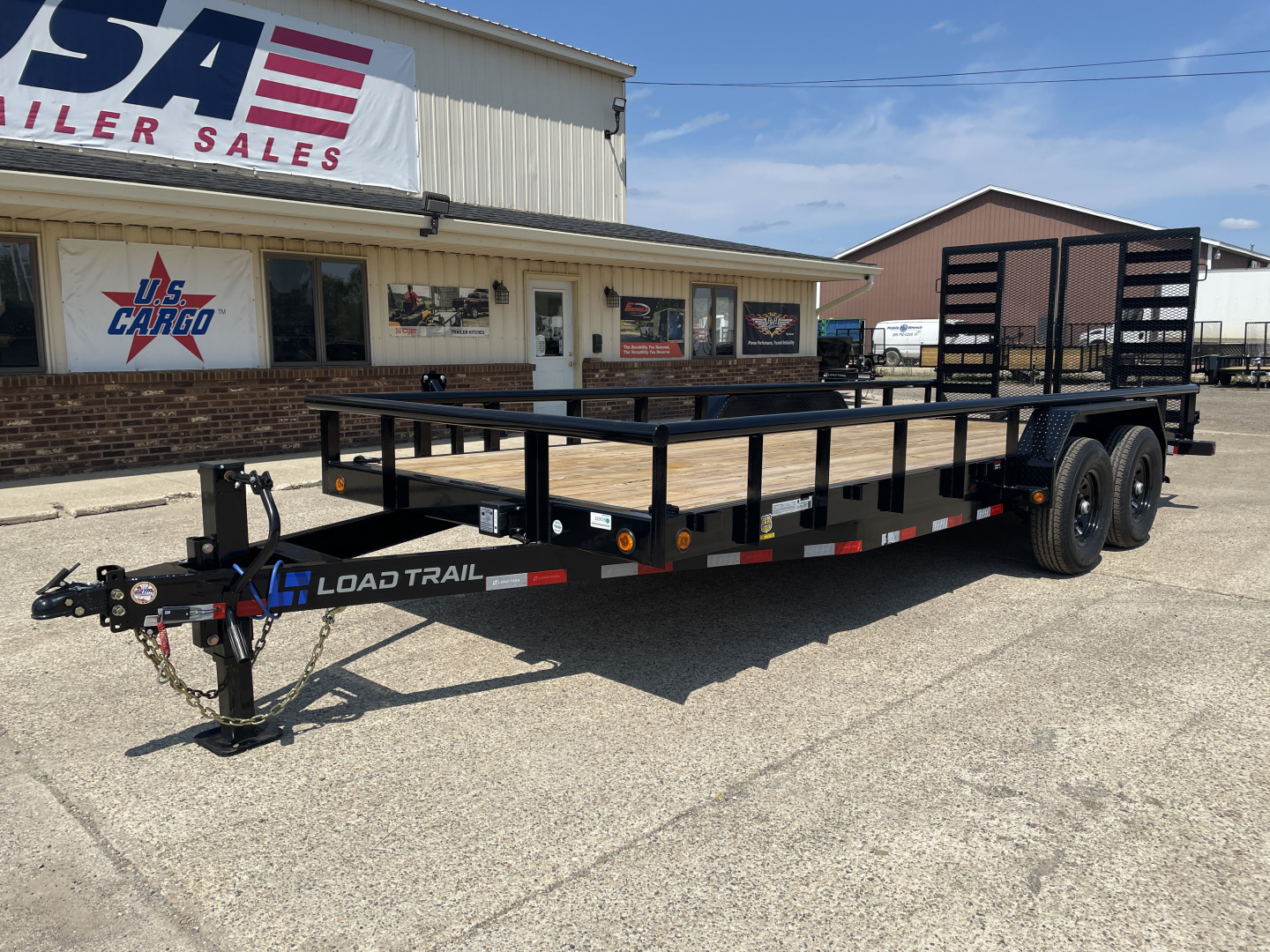 New 2026 Load Trail 83x18 Landscape 10k w/4Ft Split Gate Equipment Trailer