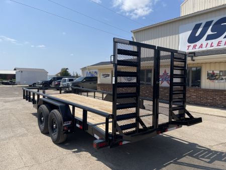 New 2026 Load Trail 83x18 Landscape 10k w/4Ft Split Gate Equipment Trailer