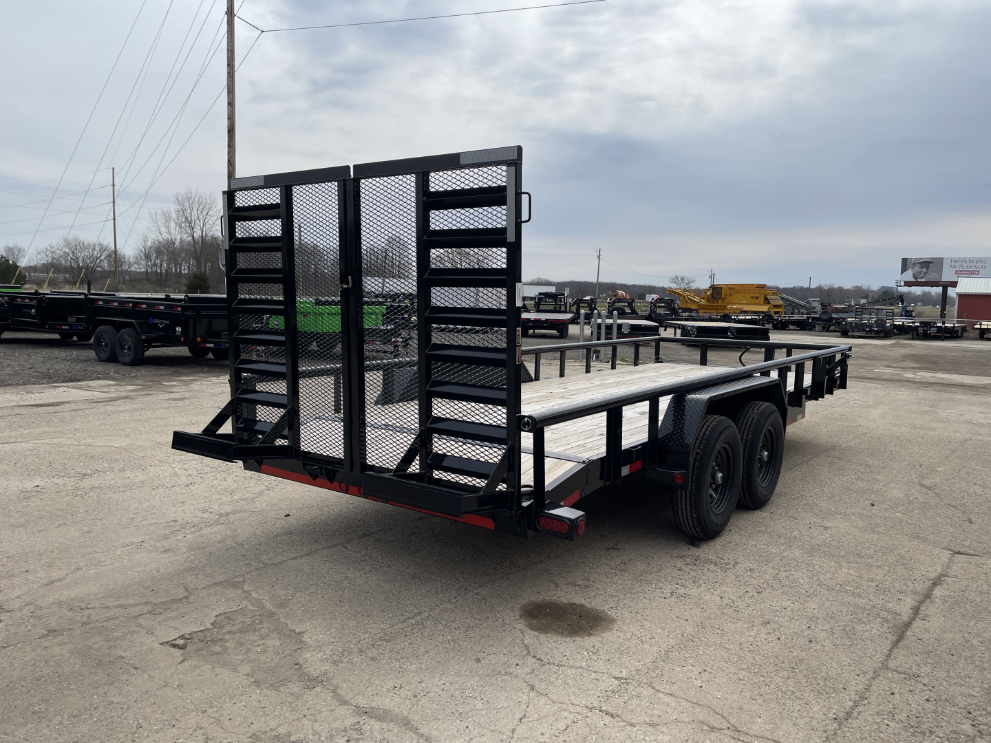 New 2026 Load Trail 83x20 Tandem Axle W/Split Gate Ramps 14k Landscape Trailer