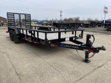 New 2026 Load Trail 83x20 Tandem Axle W/Split Gate Ramps 14k Landscape Trailer