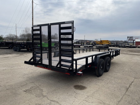 New 2026 Load Trail 83x20 Tandem Axle W/Split Gate Ramps 14k Landscape Trailer