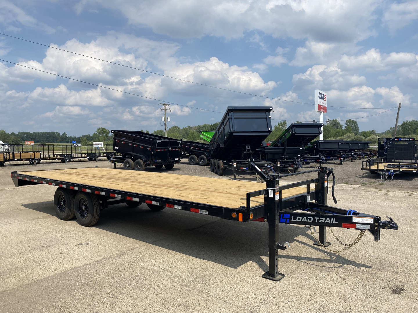 New 2026 Load Trail 102x24 Tandem Axle 14k Deckover Trailer
