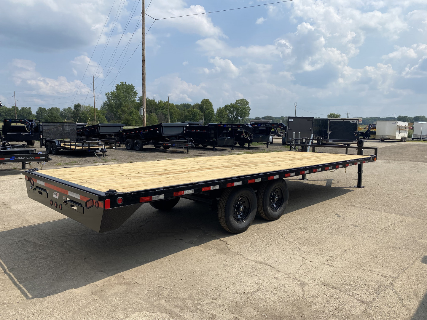 New 2026 Load Trail 102x24 Tandem Axle 14k Deckover Trailer