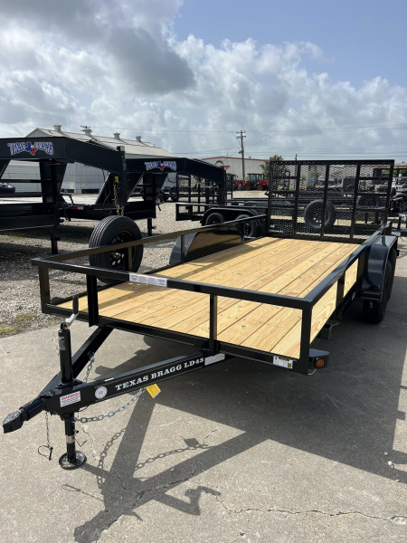 New 2025 Texas Bragg Trailers 77x16 Utility Trailer