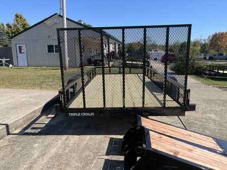 New 2026 Triple Crown Trailers U6X14T Utility Trailer