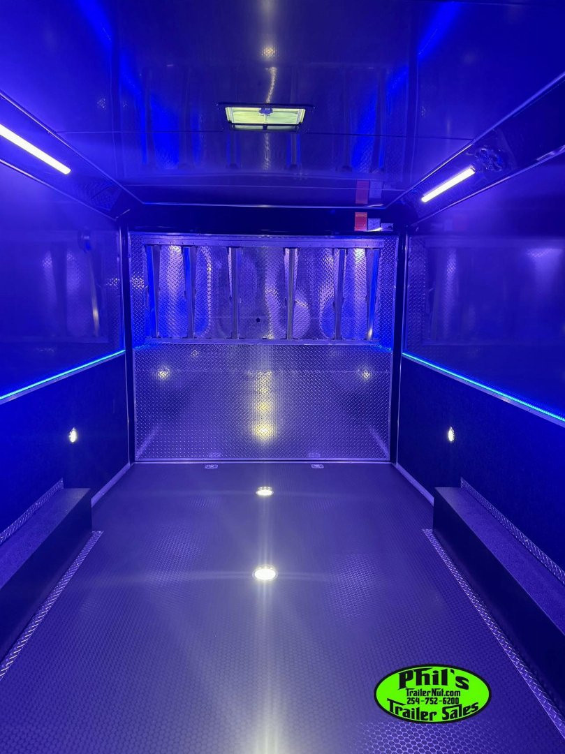 New HAULMARK NEW 85X34 EDGE ENCLOSED CAR RACE TRAILER ELECTRIC AWNING & GLASS DOORS!!! CARGO TRAILERS CAR HAULER Car / Racing Trailer