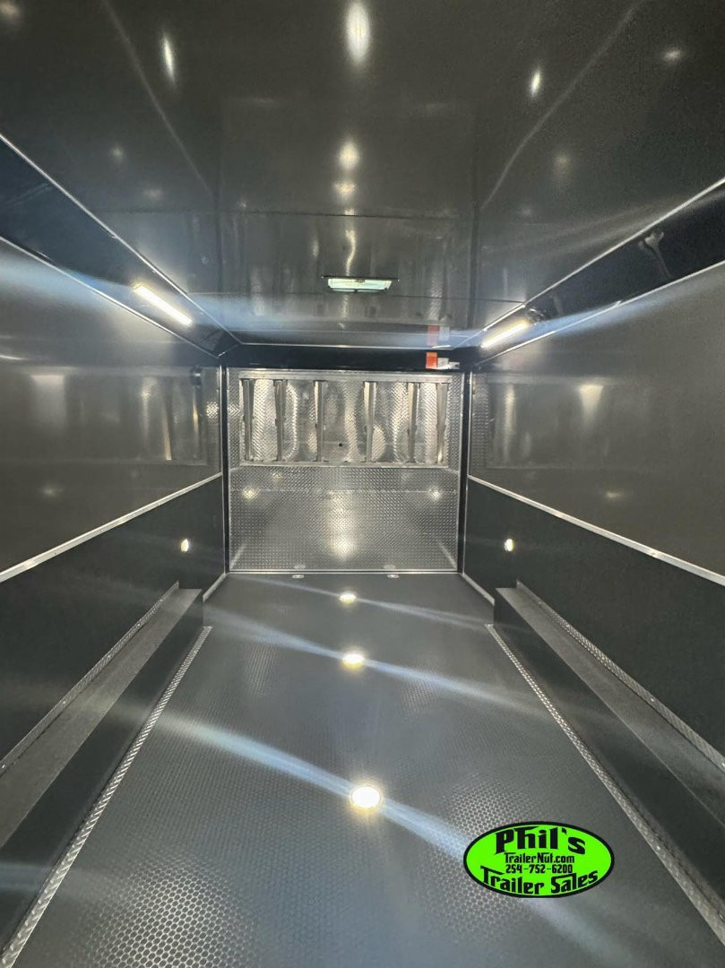 New HAULMARK NEW 85X34 EDGE ENCLOSED CAR RACE TRAILER ELECTRIC AWNING & GLASS DOORS!!! CARGO TRAILERS CAR HAULER Car / Racing Trailer