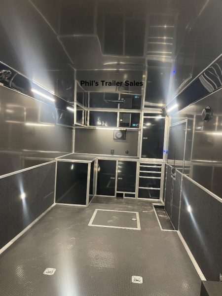 New HAULMARK NEW 85X34 EDGE ENCLOSED CAR RACE TRAILER ELECTRIC AWNING & GLASS DOORS!!! CARGO TRAILERS CAR HAULER Car / Racing Trailer