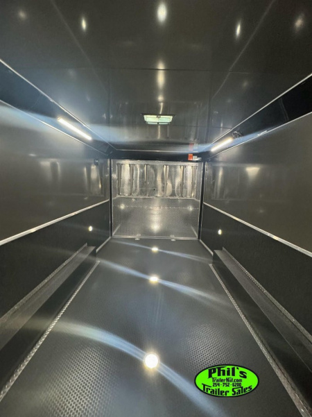 New HAULMARK NEW 85X34 EDGE ENCLOSED CAR RACE TRAILER ELECTRIC AWNING & GLASS DOORS!!! CARGO TRAILERS CAR HAULER Car / Racing Trailer