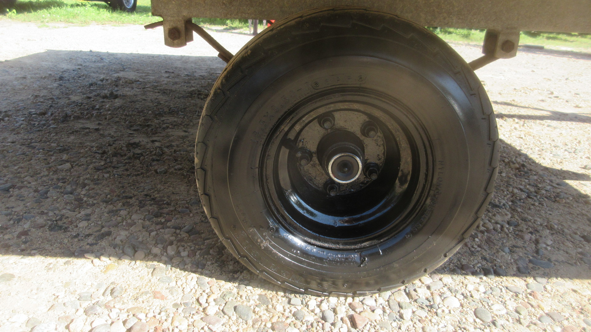 Used 2005 Karavan Galvanized Steel Tilt Snowmobile Trailer