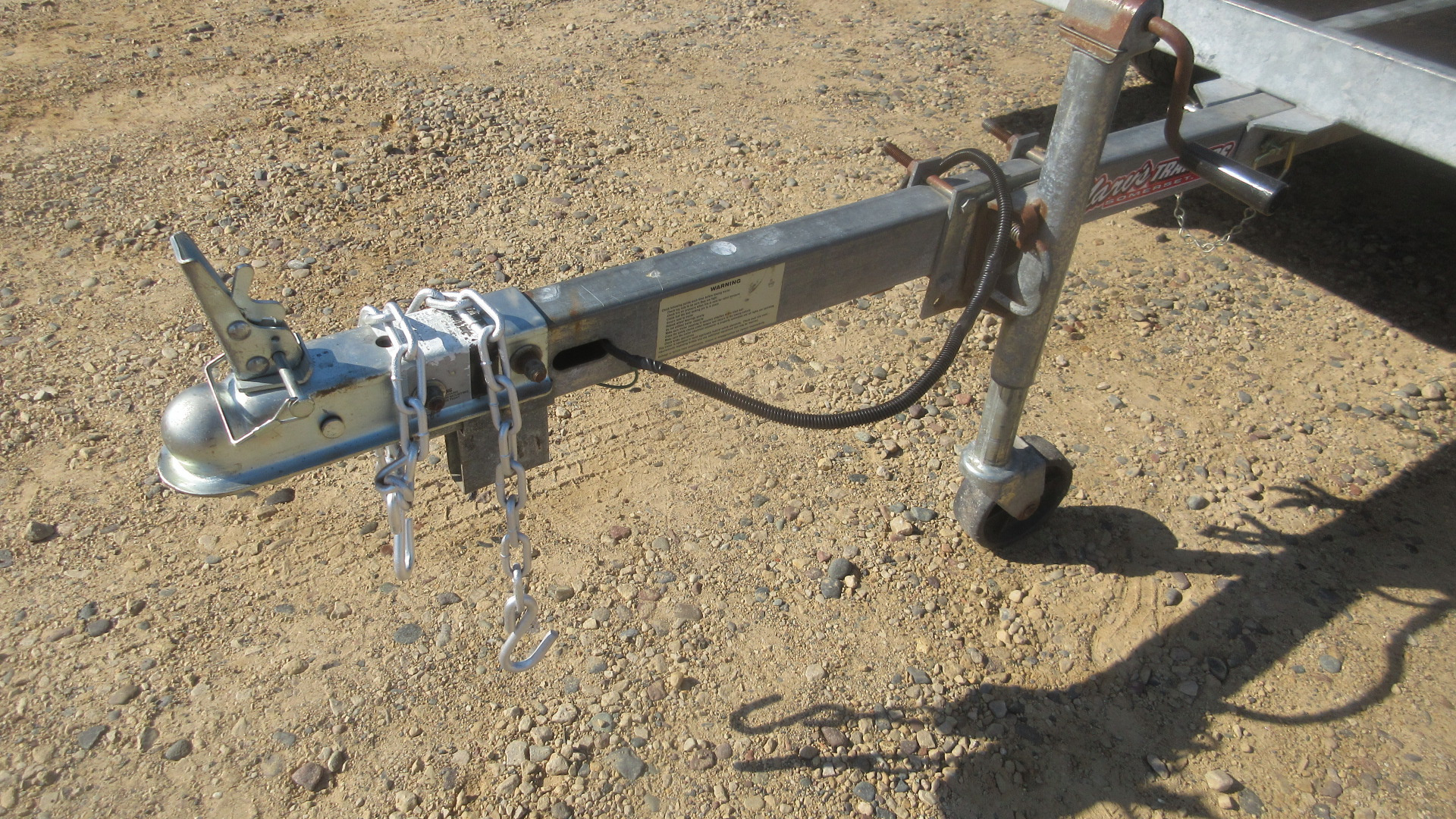 Used 2005 Karavan Galvanized Steel Tilt Snowmobile Trailer