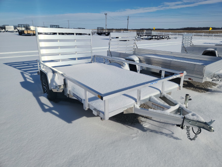 New 2026 Sure-Trac 7 x 12 3K Idler Aluminum Tube Top Utility Trailer