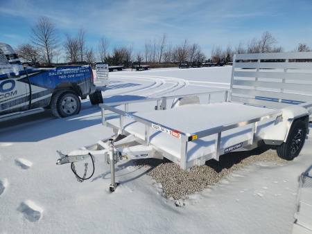 New 2026 Sure-Trac 7 x 12 3K Idler Aluminum Tube Top Utility Trailer