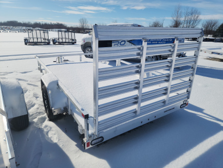 New 2026 Sure-Trac 7 x 12 3K Idler Aluminum Tube Top Utility Trailer