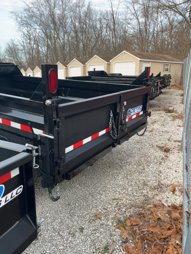 New 2025 Sure-Trac 82" x 12' 14K Telescopic HD Low Profile Dump Trailer