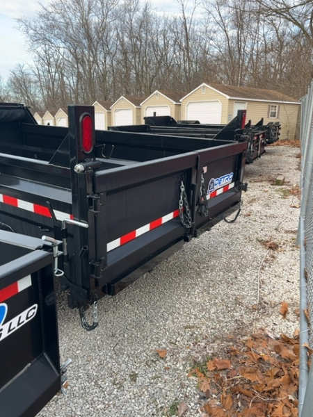 New 2025 Sure-Trac 82" x 12' 14K Telescopic HD Low Profile Dump Trailer