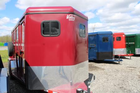 New 2026 Valley Trailers 18FT 3-Horse Stock Combo | Stock / Stock Combo Trailer