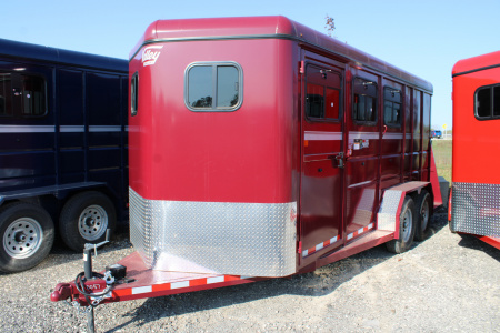 New 2026 Valley Trailers 3 HORSE Stock / Stock Combo Trailer