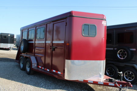 New 2026 Valley Trailers 3 HORSE Stock / Stock Combo Trailer