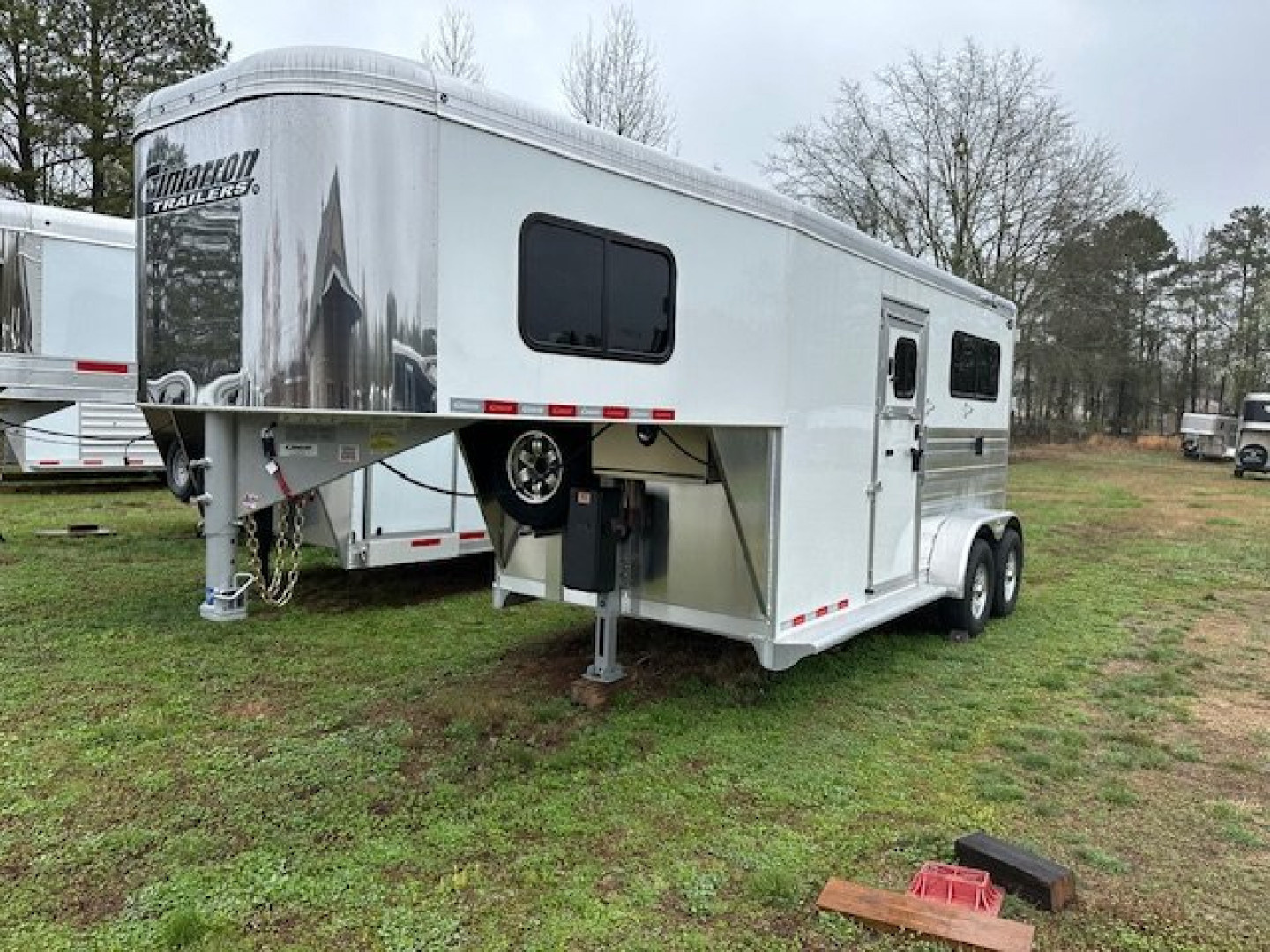 New 2026 Cimarron Trailers Norstar 2 Horse Straightload Gooseneck Horse Trailer
