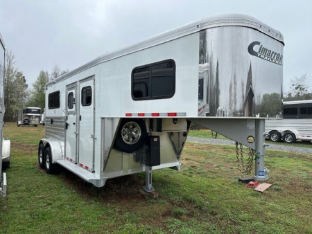 New 2026 Cimarron Trailers Norstar 2 Horse Straightload Gooseneck Horse Trailer