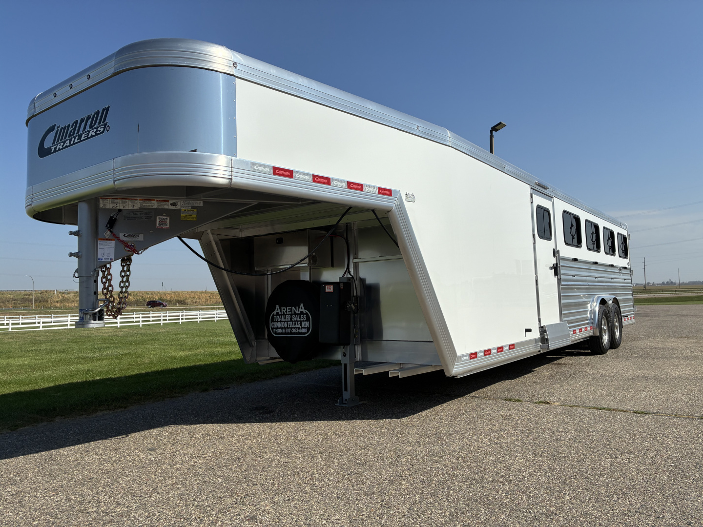 New 2026 Cimarron 10 Pen Showstar LX Stock Trailer