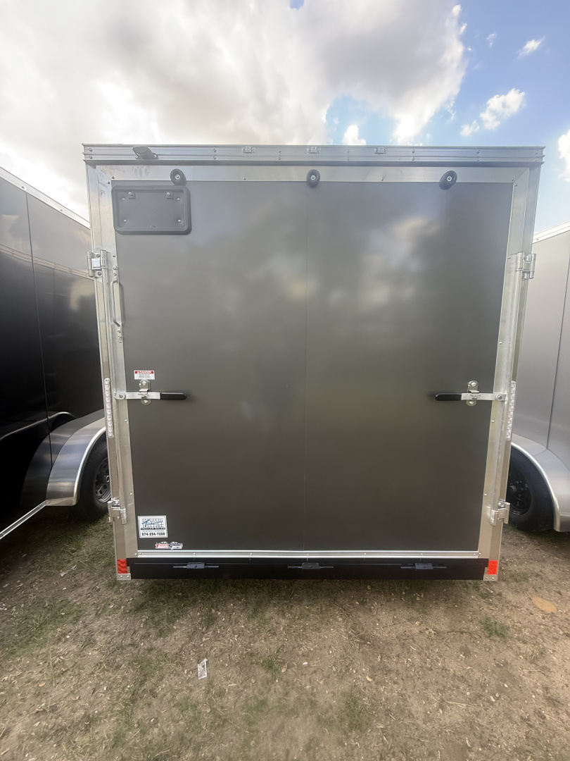 New 2026 Team Spirit Trailers 7x14 7k 6'-7 v-nose interior height polycor screwless Cargo / Enclosed Trailer