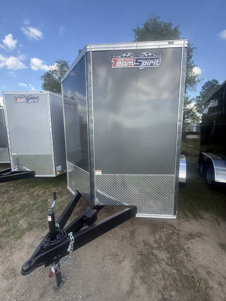 New 2026 Team Spirit Trailers 7x14 7k 6'-7 v-nose interior height polycor screwless Cargo / Enclosed Trailer