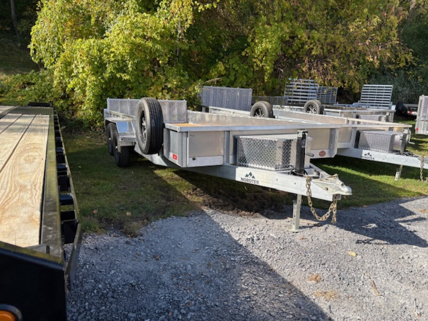 New 2026 Nordtek 82" X 18'-7K GVW Aluminum Landscape Trailer