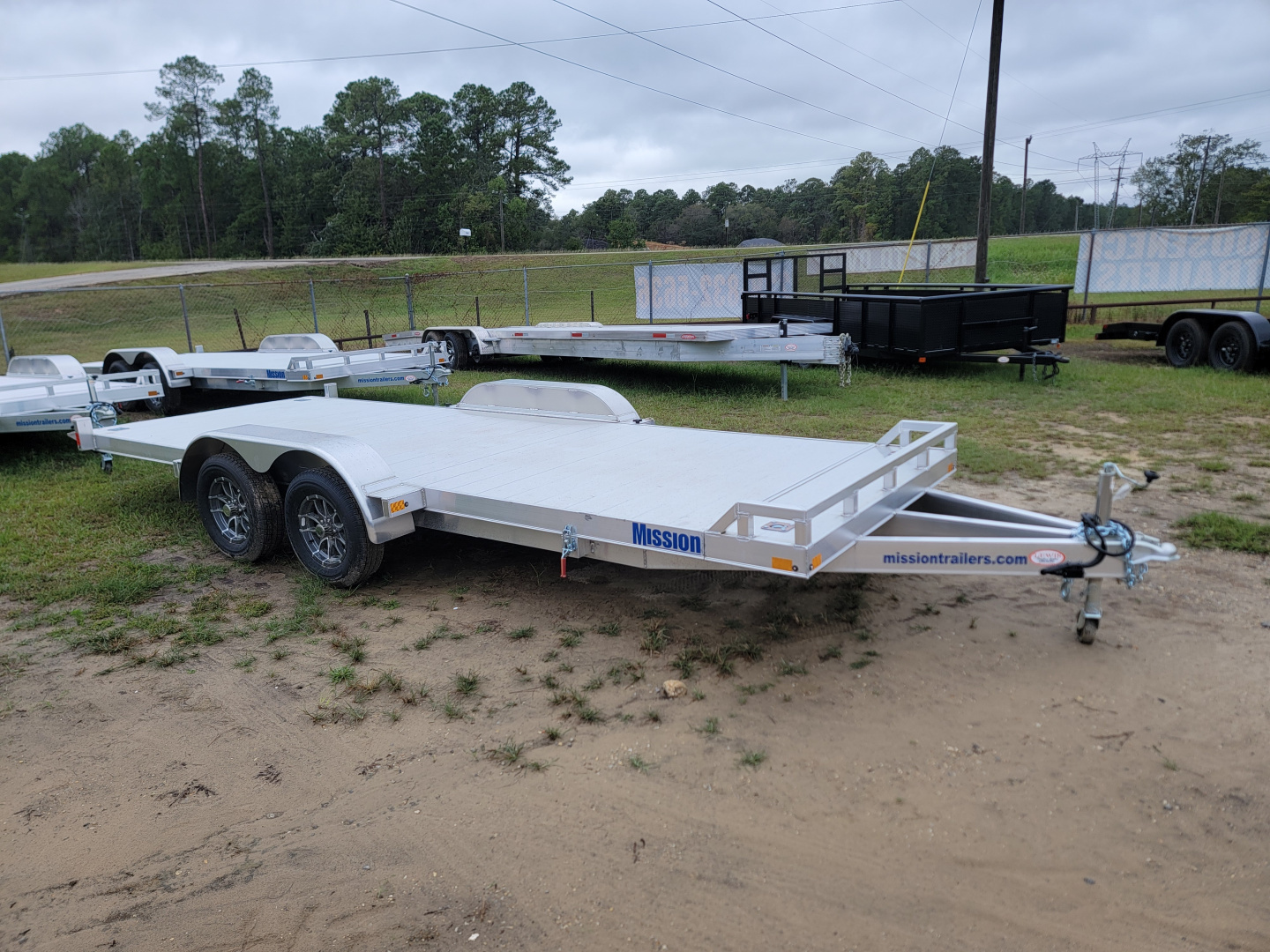 New 2025 Mission 8x20 Aluminum Tilt Carhauler HD