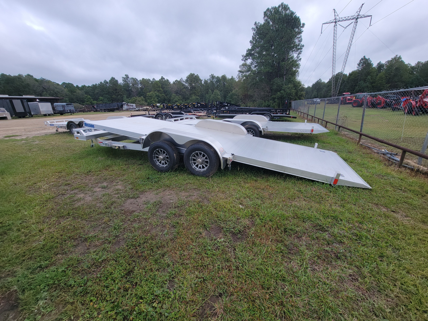 New 2025 Mission 8x20 Aluminum Tilt Carhauler HD