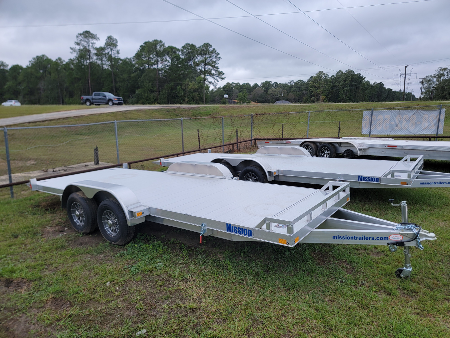 New 2025 Mission 8x20 Aluminum Tilt Carhauler HD