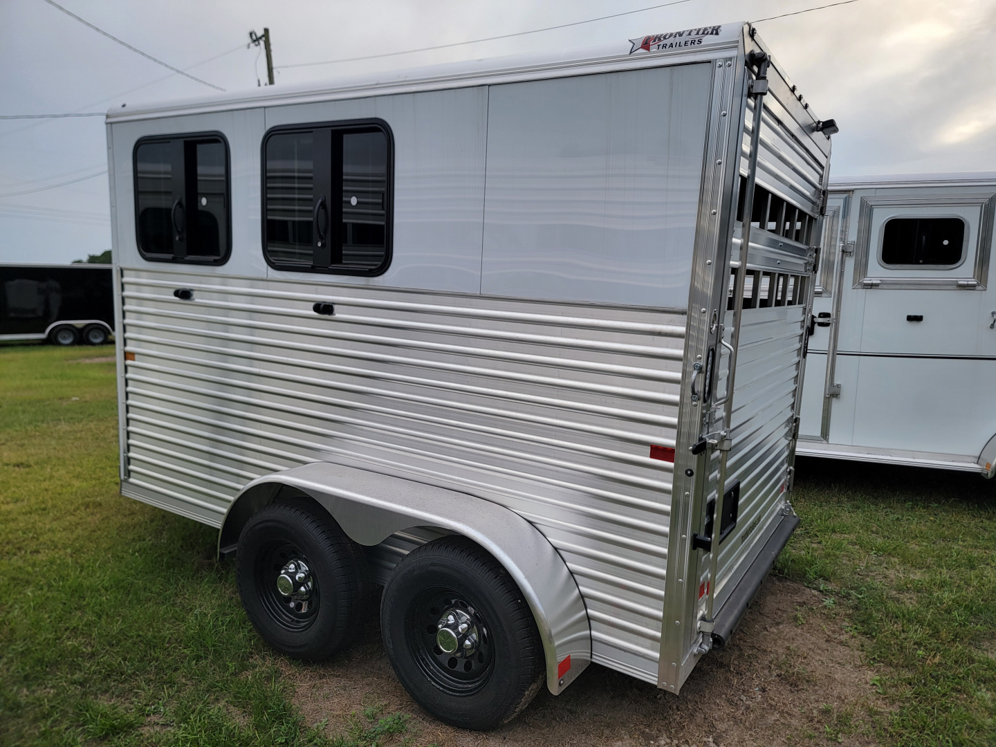 New 2025 Frontier Trailers COLT 2 Horse Stock / Stock Combo Trailer