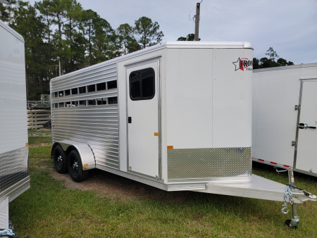 New 2026 Frontier Trailers Colt 3 horse slant Stock / Stock Combo Trailer
