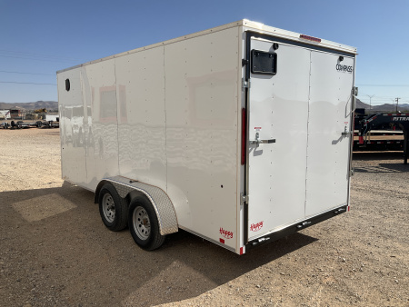 New 2026 Compass 7'x16' Enclosed Cargo Trailer - Indigo DLX