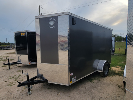 New 2026 Diamond Cargo 6X12 Single Axle Cargo / Enclosed Trailer