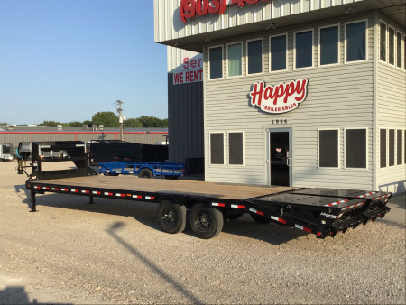New 2026 PJ 102”x30’ Quest Gooseneck Flatbed w/ Singles – LQ